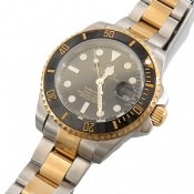 ساعت رولکس Rolex مجلسی دو رنگ زه قاب چرخشی مردانه ساعت رولکس Rolex مجلسی دو رنگ زه قاب چرخشی مردانه