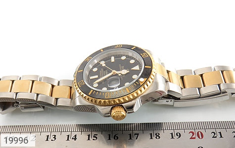 ساعت رولکس و استیل ساعت رولکس Rolex مجلسی دو رنگ زه قاب چرخشی مردانه - عکس 5