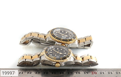 ساعت رولکس و استیل ساعت رولکس Rolex مجلسی دو رنگ زه قاب چرخشی - تصویر 4