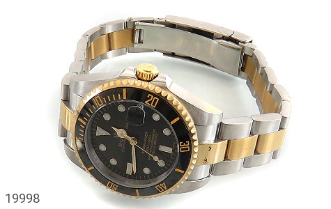 ساعت رولکس و استیل ساعت رولکس Rolex مجلسی دو رنگ زه قاب چرخشی زنانه - عکس 1