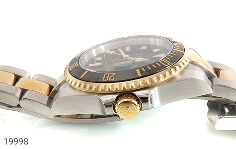 ساعت رولکس و استیل ساعت رولکس Rolex مجلسی دو رنگ زه قاب چرخشی زنانه - تصویر 2