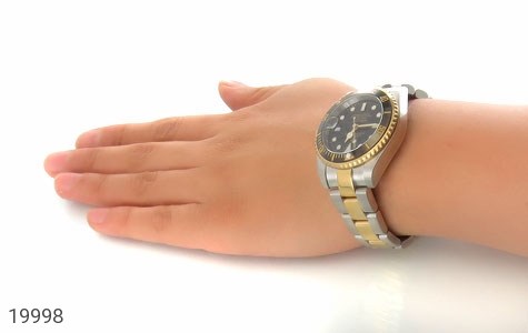 ساعت رولکس و استیل ساعت رولکس Rolex مجلسی دو رنگ زه قاب چرخشی زنانه - تصویر 6