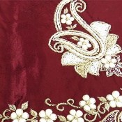 ترمه مخمل رومیزی بزرگ طرح نشاط ترمه مخمل رومیزی بزرگ طرح نشاط