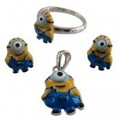 سرویس نقره طرح Minion بچه گانه سرویس نقره طرح Minion بچه گانه