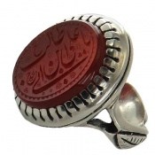 انگشتر عقیق یمنی سرخ یا علی ابن ابیطالب مردانه انگشتر عقیق یمنی سرخ یا علی ابن ابیطالب مردانه
