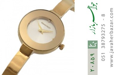 ساعت رمانسون و استیل ساعت رمانسون Romanson طلائی مجلسی زنانه - کد 20859
