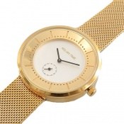ساعت کلوین تایم Kelvin Time زیرثانیه بند حصیری طلائی زنانه ساعت کلوین تایم Kelvin Time زیرثانیه بند حصیری طلائی زنانه