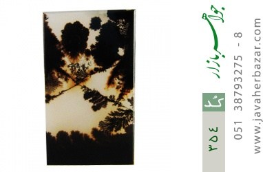 نگین تک عقیق نگین تک عقیق شجر طرح کوهستان - کد 354