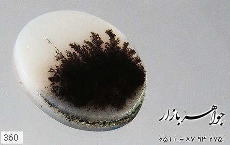 نگین تک عقیق نگین تک عقیق شجر طرح جنگل - تصویر 4