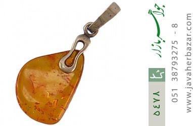 مدال کهربا مدال کهربا بولونی لهستان عسلی زنانه - کد 5478