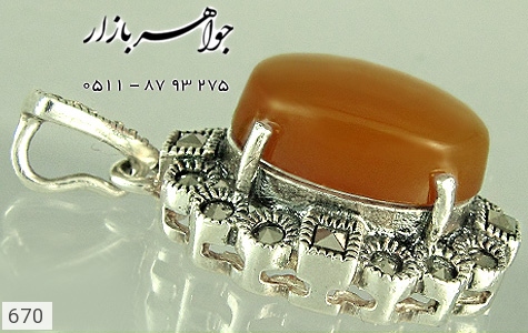 مدال عقیق و مارکازیت مدال عقیق و مارکازیت زنانه - تصویر 2