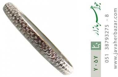 النگو نقره النگو نقره طرح نگار سایز 3 زنانه - کد 7057