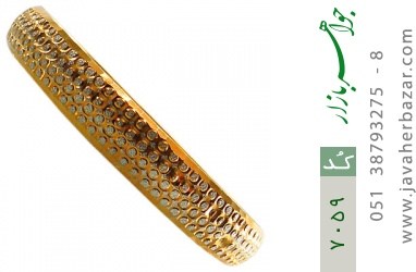 النگو نقره النگو نقره طرح کیانا سایز 2 زنانه - کد 7059