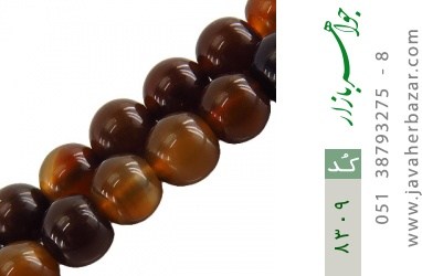 تسبیح عقیق تسبیح عقیق جزع متوسط 101 دانه - کد 8309