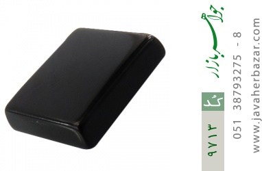 نگین تک عقیق نگین تک عقیق مشکی خوش رنگ - کد 9713