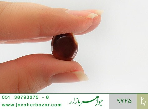 نگین تک عقیق نگین تک عقیق ابروبادی خوش رنگ - عکس 5