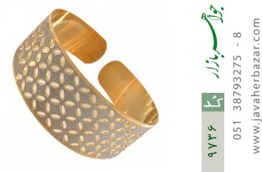 النگو نقره النگو نقره پهن طرح دستبندی زنانه - کد 9736