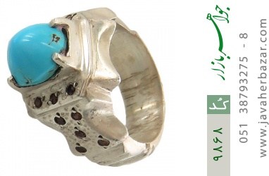 انگشتر فیروزه انگشتر فیروزه نیشابوری هنر دست استاد جراح - کد 9868