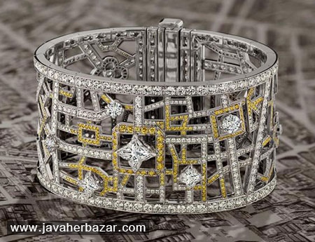 نقشه پاریس در جواهرات برند Louis Vuitton نقشه پاریس در جواهرات برند Louis Vuitton