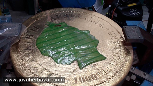 بزرگترین سکه طلا در دنیا و تصاویری از مراحل ساخت آن بزرگترین سکه طلا در دنیا و تصاویری از مراحل ساخت آن