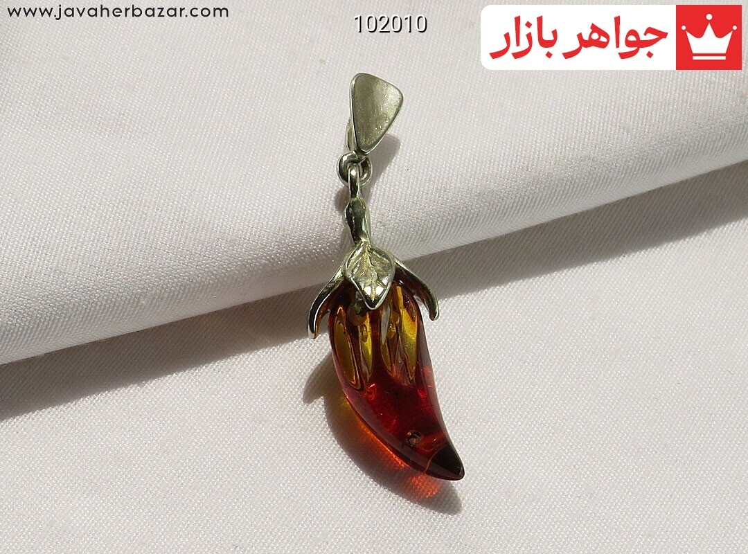 گردنبند کهربا بولونی لهستان خوشرنگ
