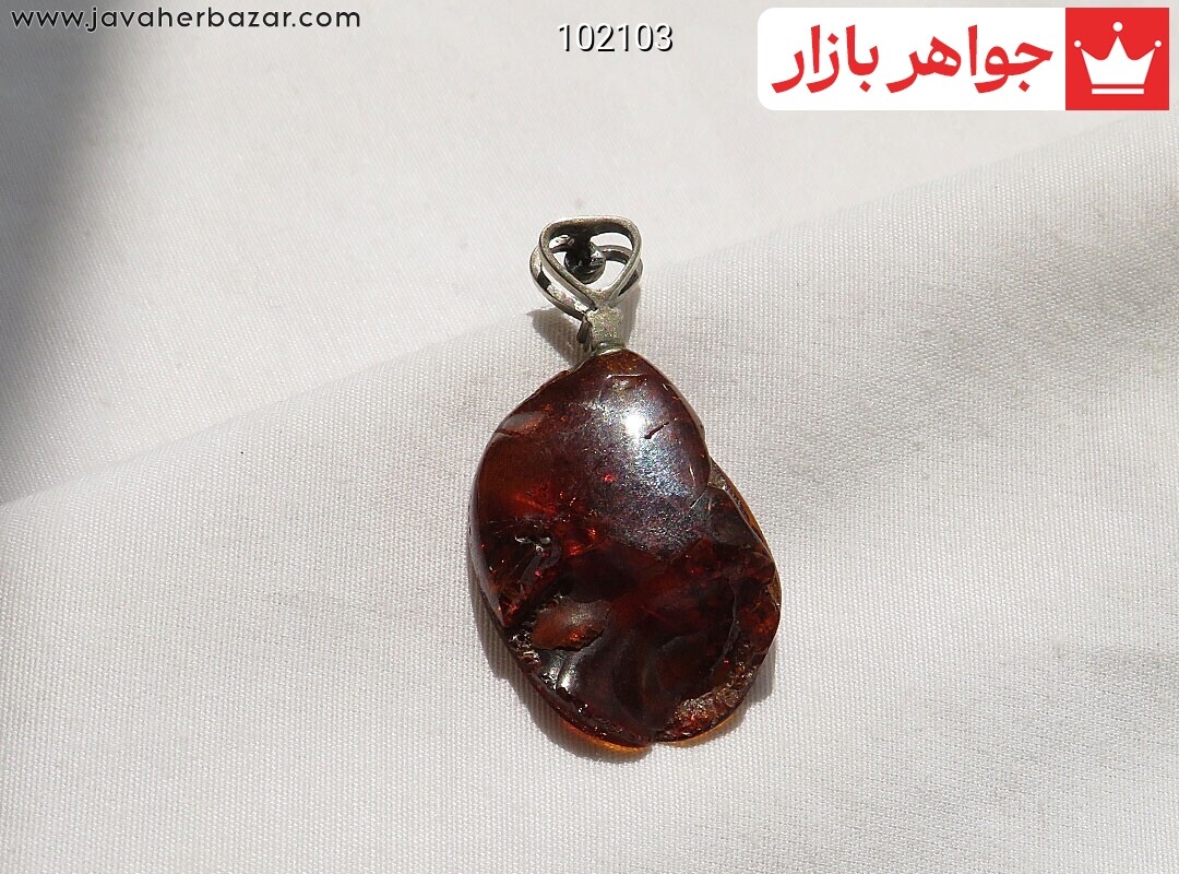آویز کهربا بولونی لهستان خوشرنگ