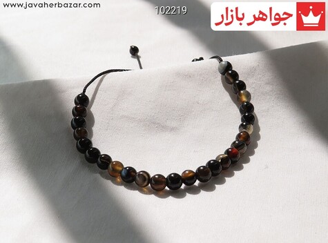 دستبند سنگی عقیق - 102219