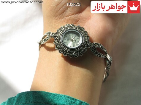 ساعت مچی نقره لوکس زنانه - 102223