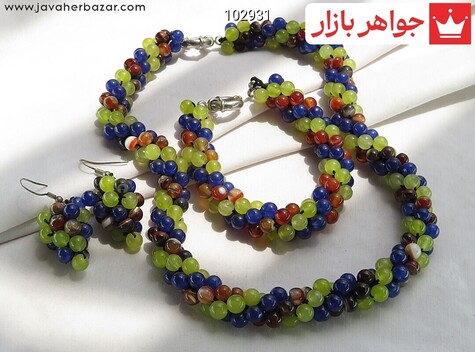 سرویس عقیق و جید خوشرنگ - 102931