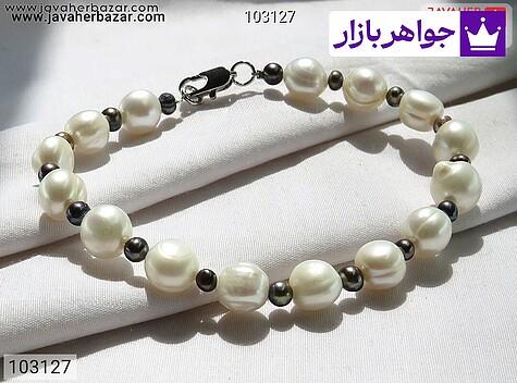 دستبند مروارید زنانه دستبند مروارید طرح پرنسس زنانه - 103127