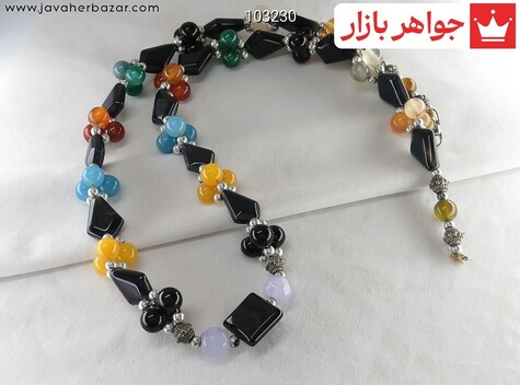 سینه ریز عقیق و جید طرح نادیا - 103230