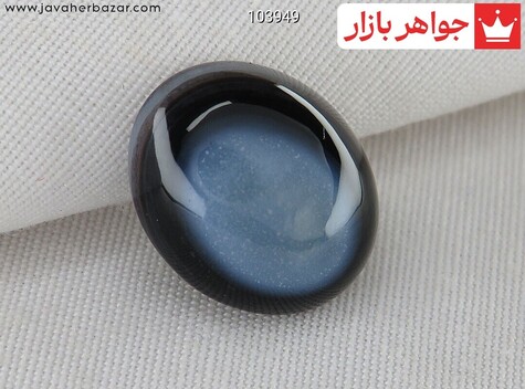 نگین عقیق سیاه باباقوری - 103949