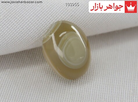 نگین عقیق زرد باباقوری - 103955