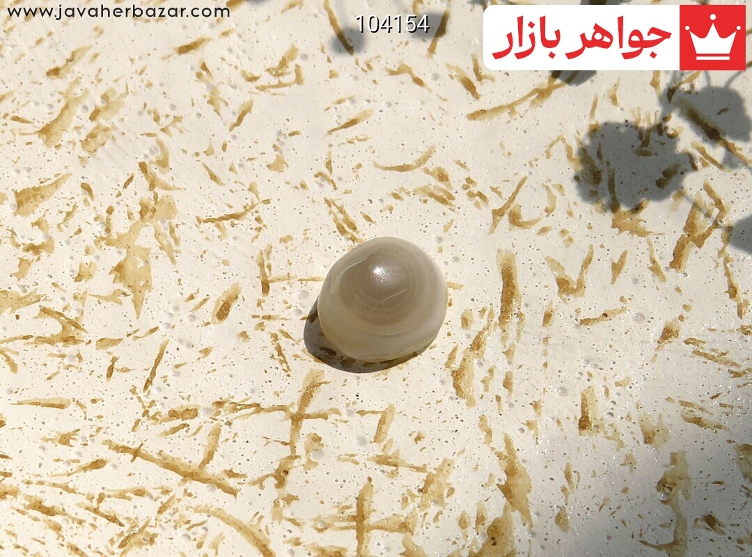 نگین تک عقیق باباقوری ظریف 