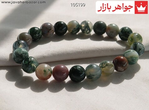 دستبند سنگی جاسپر سبز - 105199