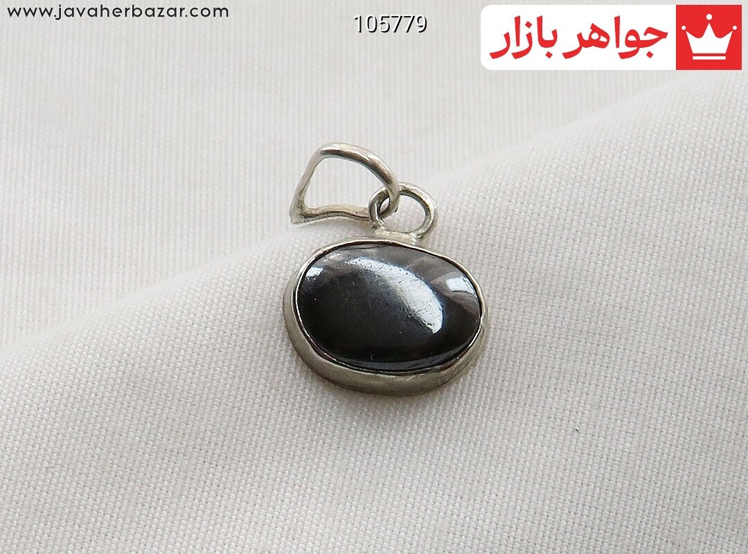 گردنبند نقره حدید صینی سیاه