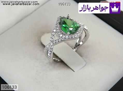 انگشتر نقره طرح بهار زنانه - 106133