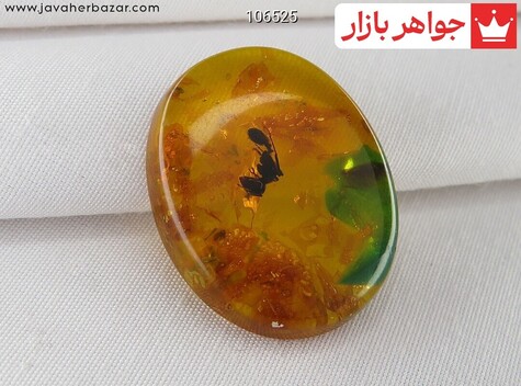 نگین سندلوس نارنجی حشره ای - 106525