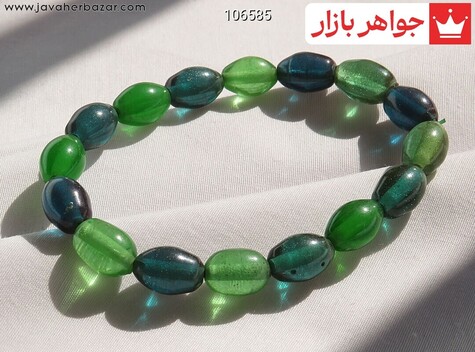 دستبند سنگی کهربا پودری - 106585