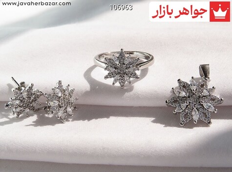 سرویس نقره طرح برف دانه - 106963