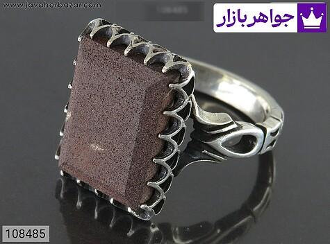 تصویر انگشتر هبهاب اصل قدیمی هبهاب خونی هبهاب قهوه ای