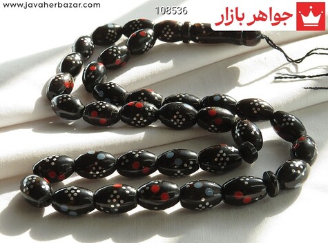 تسبیح یسر 33 دانه مصری نقره کوب سوپر - 108536