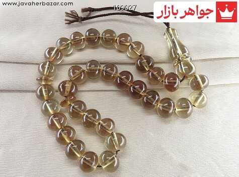 تسبیح سندلوس سبز 33 دانه خوش رنگ - 109027