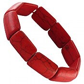 دستبند طرح مرجان سرخ زنانه
