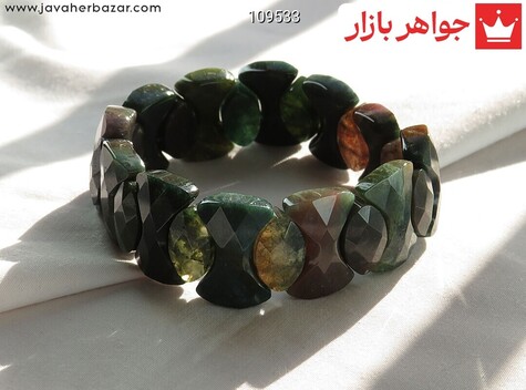 دستبند سنگ خون خوش طرح - 109533