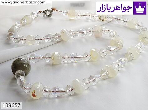 سینه ریز عقیق و کریستال - 109657