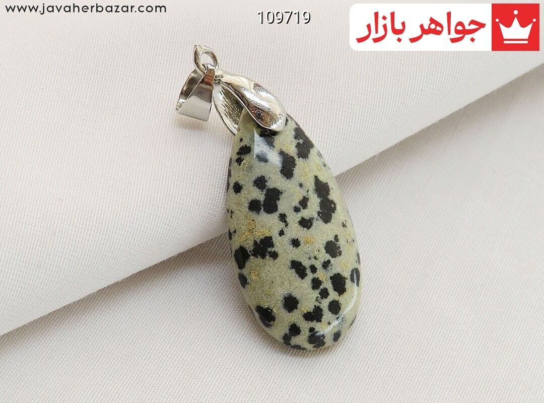 گردنبند جاسپر دالمیشن خوش طرح