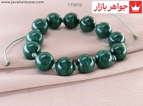 دستبند سنگی مالاکیت طرح سارینا زنانه - 110439
