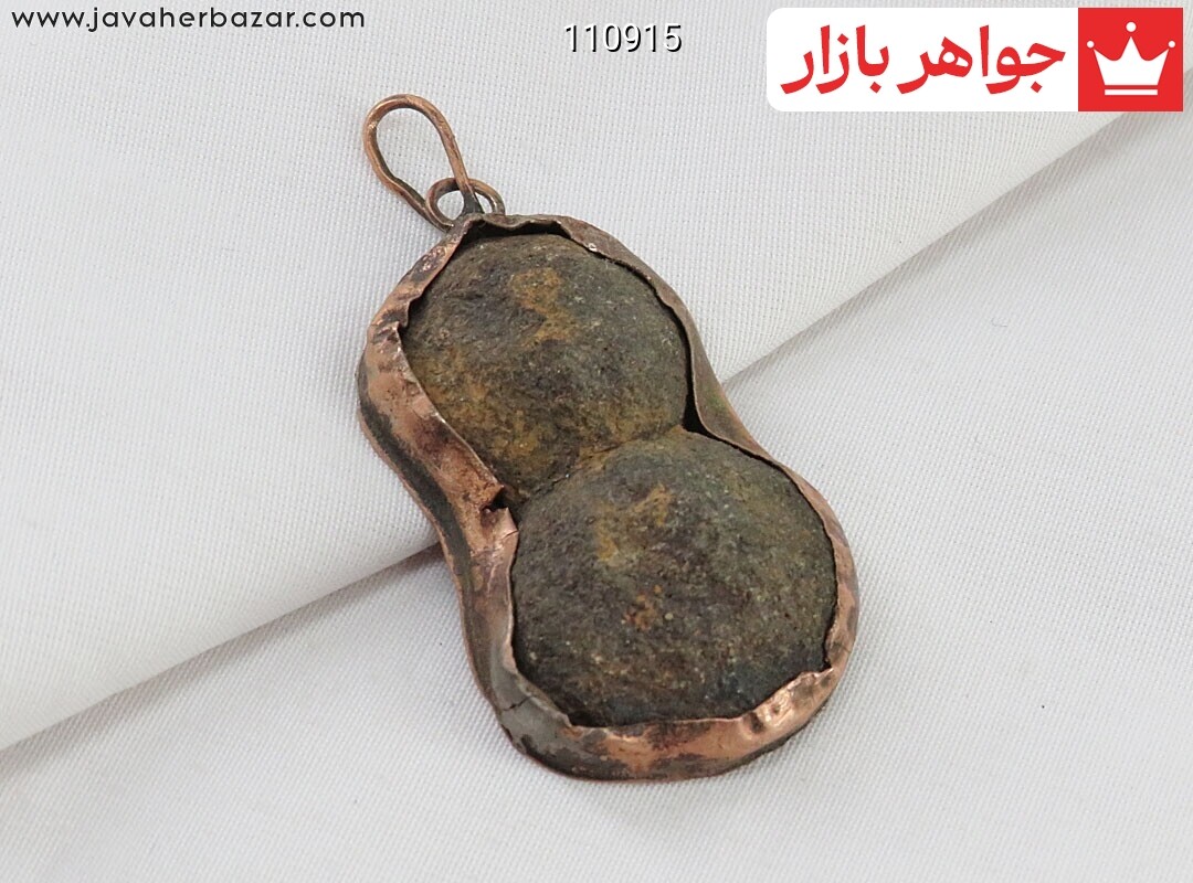 گردنبند مس هبهاب قهوه ای