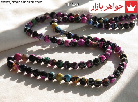 تسبیح عقیق 101 دانه خوش طرح - 111329